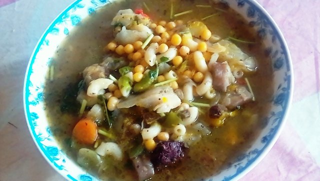 Sopa de quinchos